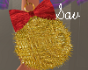 Gold PomPom Bag