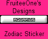 ~fo~aquarius sticker
