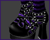 Purple Goth Shoes