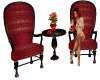BL Red Coffee Chairs