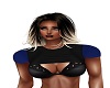 Blk & Blue Joyce Top