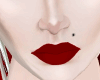 ☾ Lip red dark