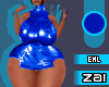Dragon dress EML Blue