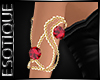|E! Gold Ruby Armbands