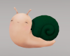 Plush snail green