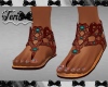 Aqua Copper Sandals