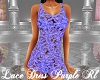 Lace Dress Purple Rl