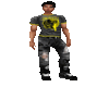 Dark  jeans+patches UA