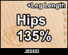 Hips 135%
