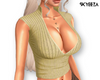 Busty Zip Up - Cream