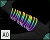 [AO] Rainbow bracelets