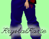 blue joggers