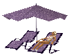 Beach Chair/umbrella set
