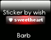 Vip Sticker sweetheart