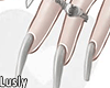 Eva White Nail