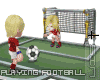 S N Playing Football