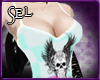 [Sel]White punk dress PW