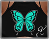 ||X|| B-fly Crop TEAL