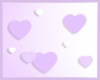 Floating Lilac Hearts