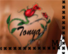 Tonya Heart tattoo
