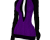 A^ Knitted Purple Dress