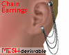 Chain Earrings Left