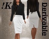 !K!  Skirt & Blouse  Set