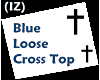 (IZ) Loose Cross Blue