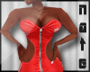 slim adi red dress