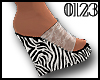 *0123* Zebra Sandals