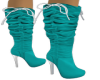 Teal  boots