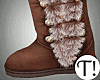 T! Brown Fur Boots