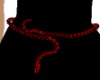 [X]Red Snake Belt