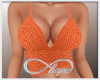 Crochet Tank Orange