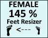 Feet Scaler 145%