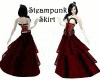 >Steampunk Skirt Red<