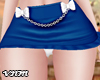 Mini blue Skirt