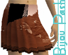 ModWanton Skirt in Brown