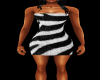 Zebra Slit Dress