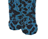 Blue cheetah print