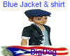 [BD] Blue Jacket&Shirt