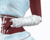 white fur warmers e