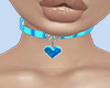 Blue Heart Collar