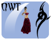 QWT Goth Gown ~ Magenta