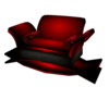 Red Black Unique Sofa