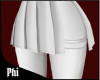 White Open Skirt