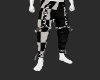 Cargo Pants Blck&Whte