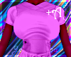Scrub top +A pink