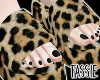 Leopard Fur Slides