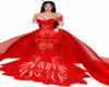 DRESS GALA RED